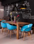Krzesło Forum Wood niebieskie   - Kare Design 7
